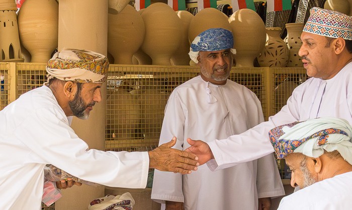 The social handshake